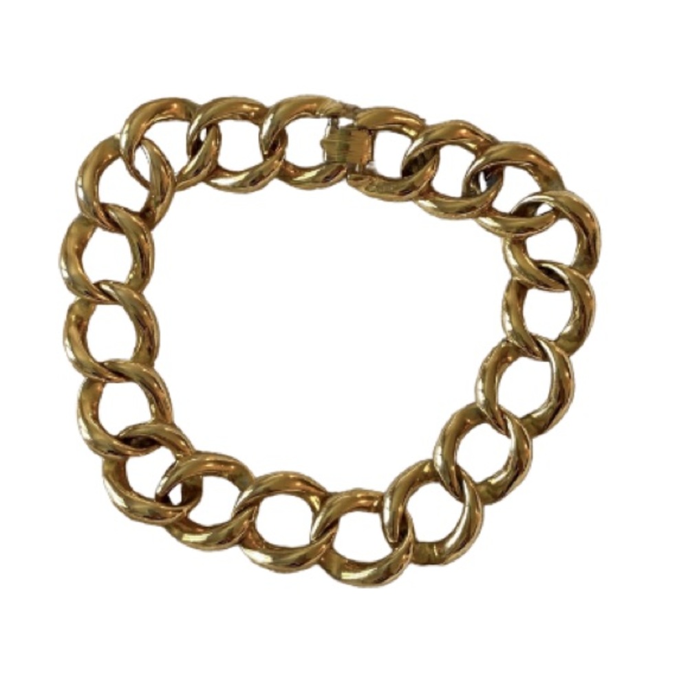Goldtone Large Link Necklace